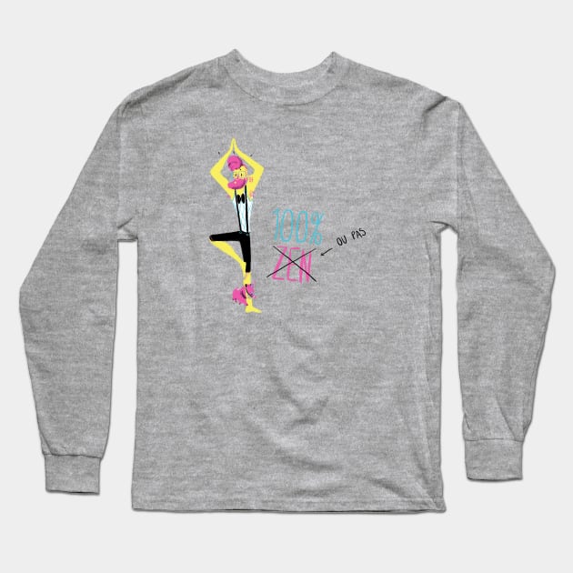 100% Yoga Long Sleeve T-Shirt by BabyKarot